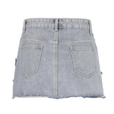 Jeansrock mit Sternenmuster von Downtown Girl